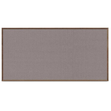 United Visual Products Slim Style Indoor Enclosed Corkboard, 24 UVRDS23SBH-SATIN-MEDGRY